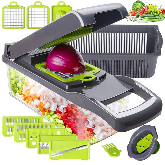 16 in 1 Multifunctional Vegetable Chopper Slicer