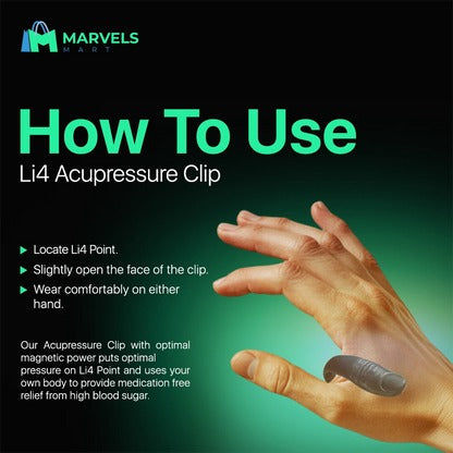 Sugar Control L14 Acupressure Point Clip for Diabetes High Quality