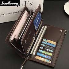 Ballery long wallet for men & women China Leather Stuff